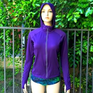 Athleta Work Out Hoodie Jacket Size S